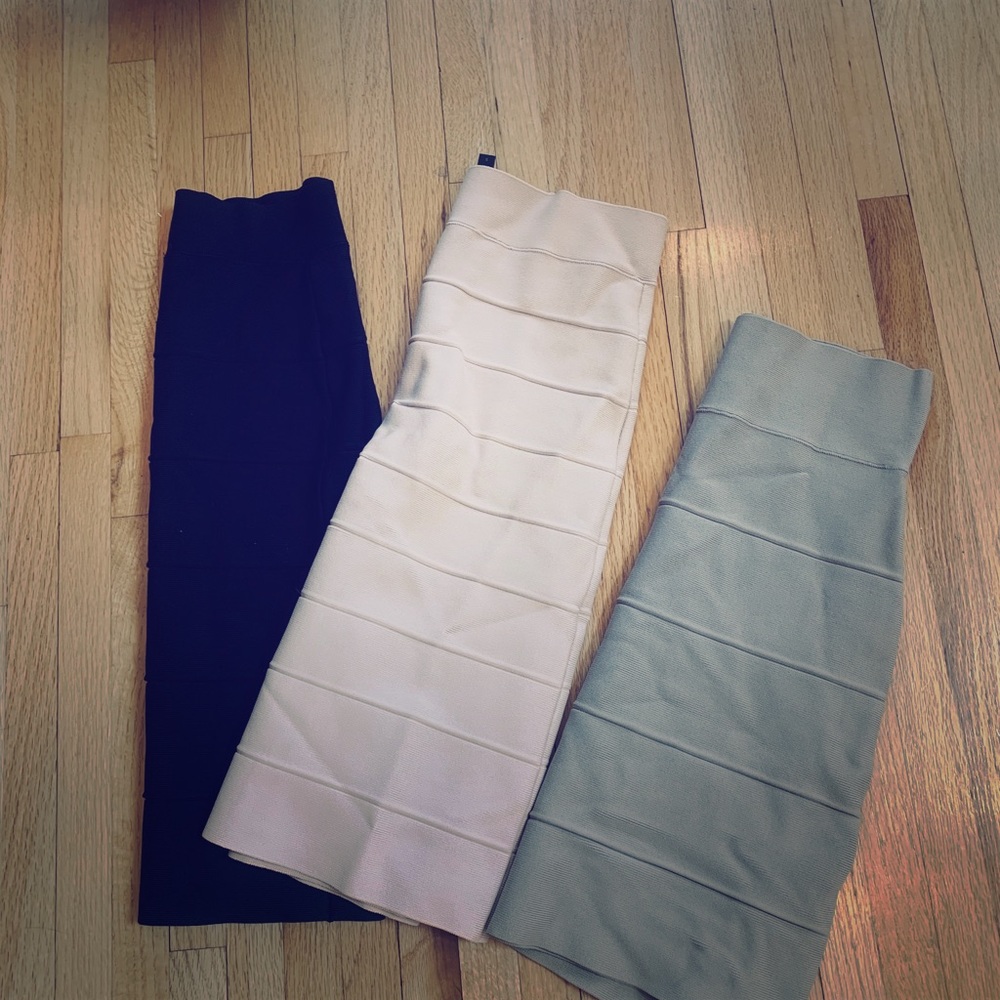 BCBG body con skirts (size small)